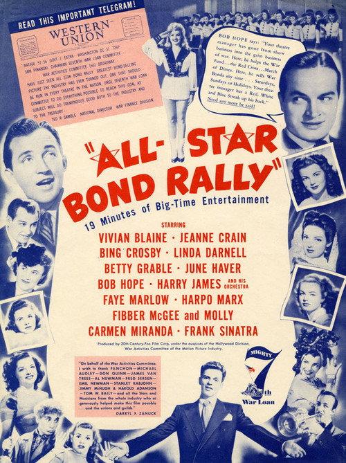 The All-Star Bond Rally 1945 official movie poster