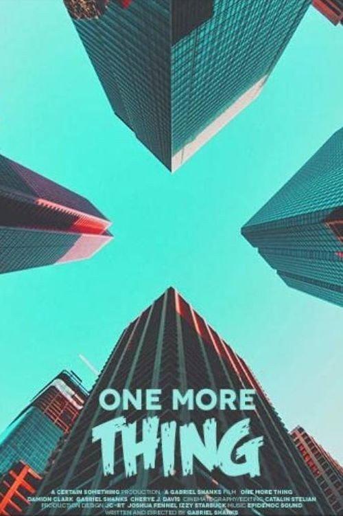 One More Thing 2020 official movie poster