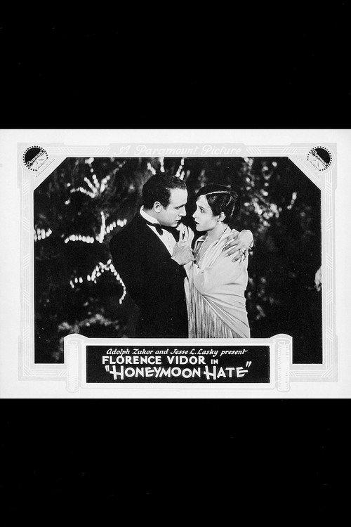Honeymoon Hate 1927 official movie poster