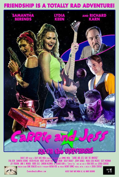 Carrie and Jess Save the Universe! 2022 official movie poster