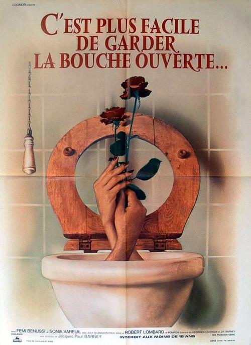 C'est plus facile de garder la bouche ouverte 1974 official movie poster
