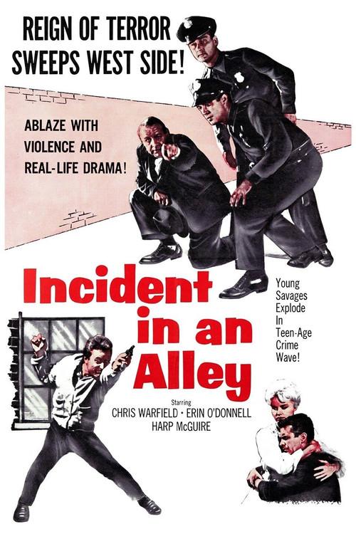 Incident in an Alley 1962 official movie poster