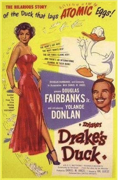 Mr. Drake's Duck 1951 official movie poster