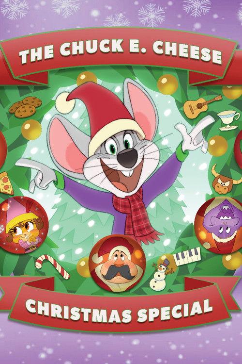 A Chuck E. Cheese Christmas 2025 official movie poster