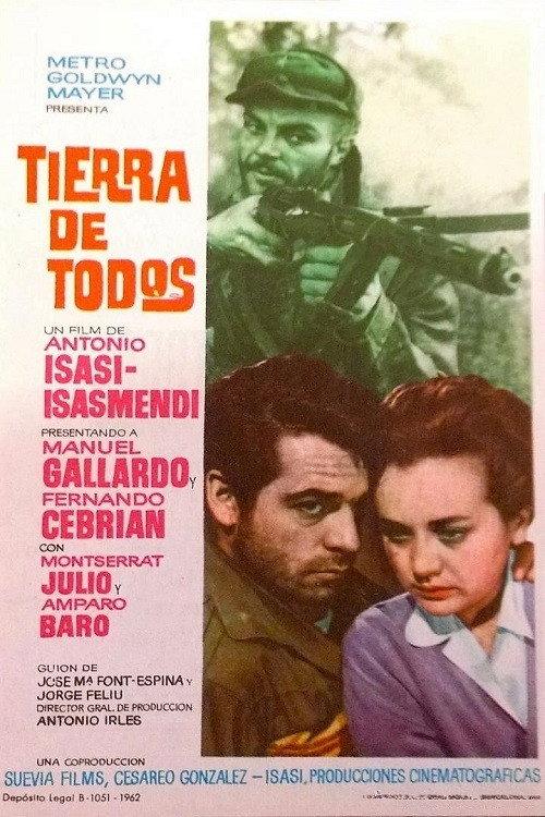 Tierra de todos 1962 official movie poster