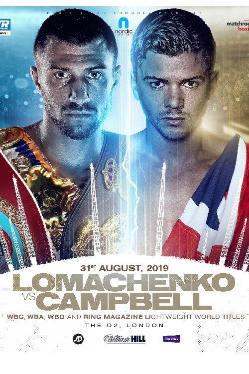 Vasyl Lomachenko vs. Luke Campbell 2019 official movie poster