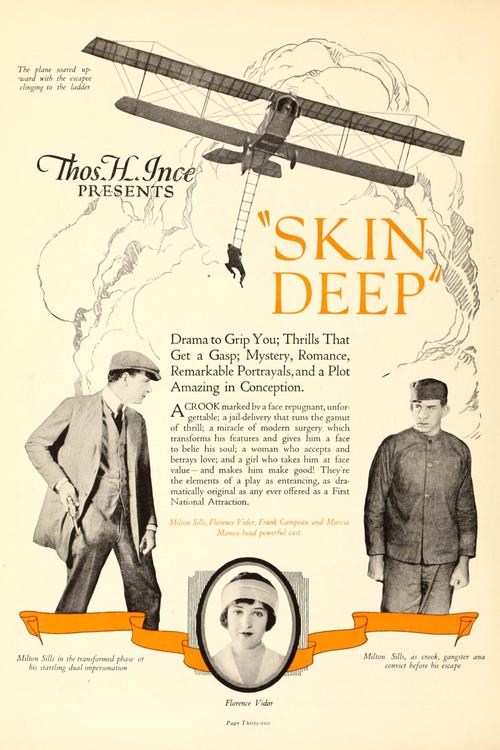 Skin Deep 1922 official movie poster