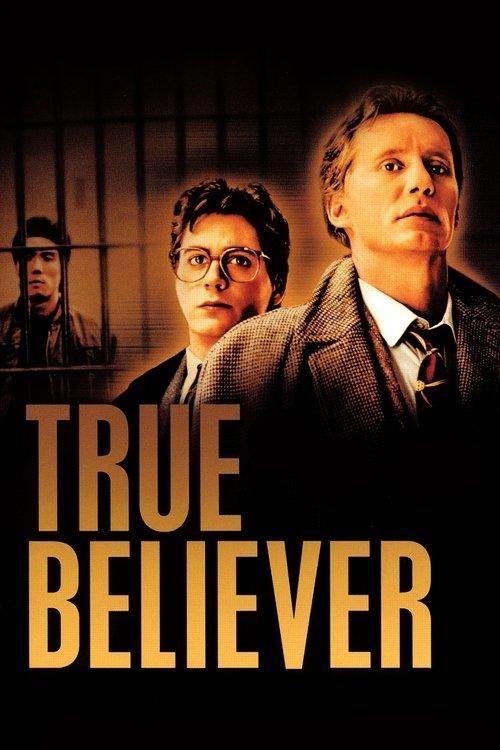 True Believer 1989 official movie poster