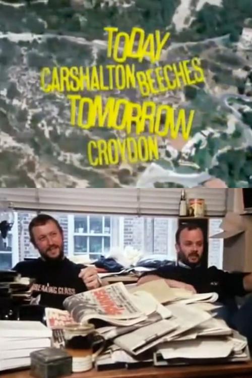Today Carshalton Beeches... Tomorrow Croydon 1981 official movie poster