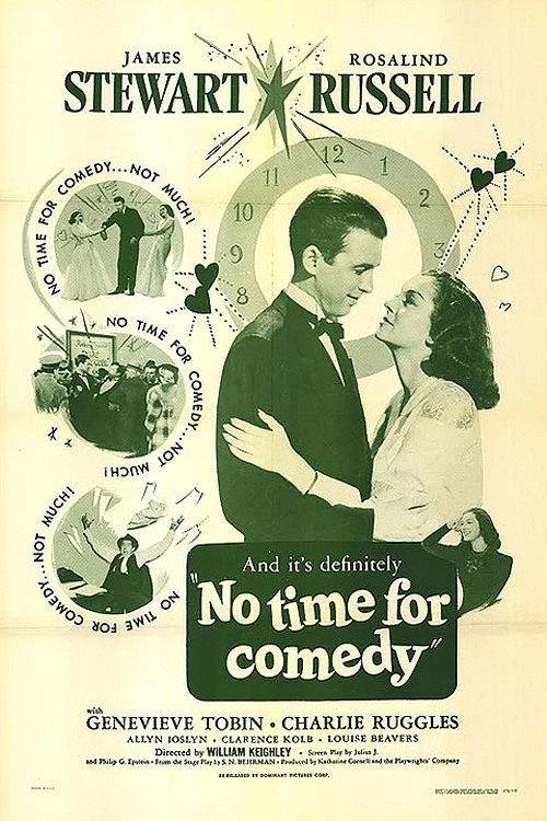 No Time for Comedy 1940 official movie poster