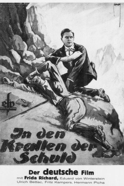 In den Krallen der Schuld 1924 official movie poster