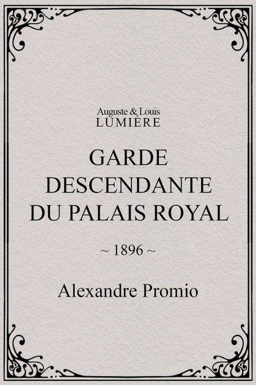 Garde descendante du palais royal 1896 official movie poster