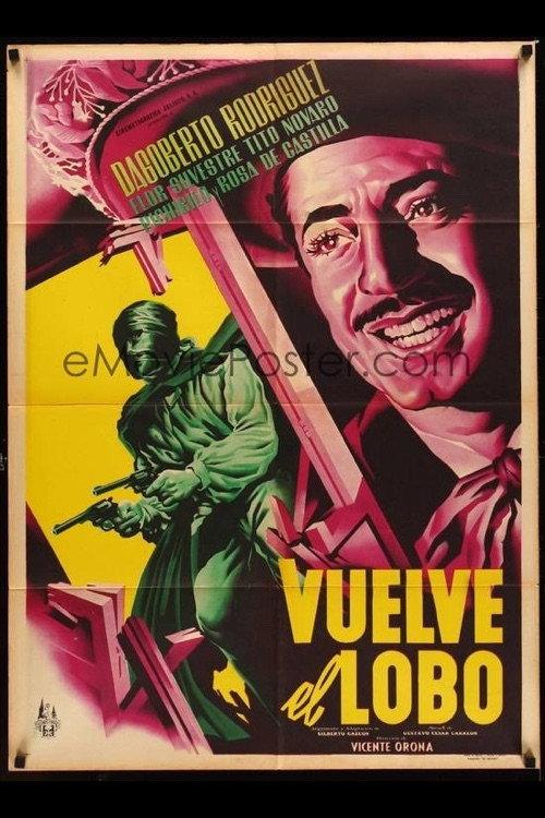 Vuelve el lobo 1952 official movie poster