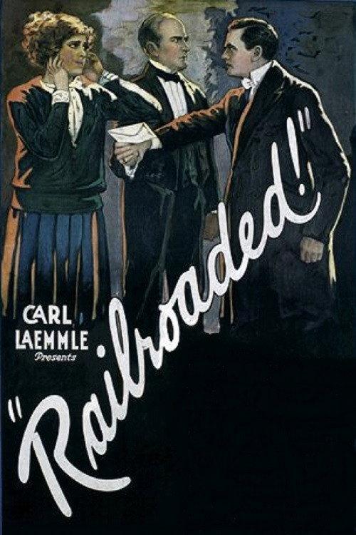 Railroaded 1923 official movie poster