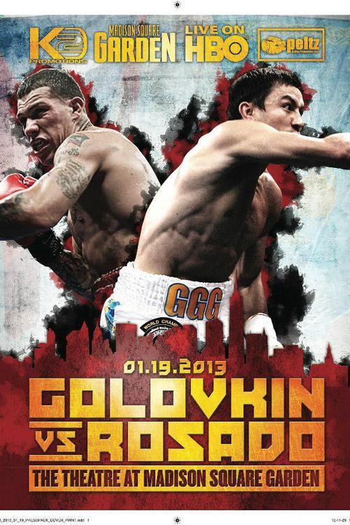 Gennady Golovkin vs. Gabriel Rosado 2013 official movie poster