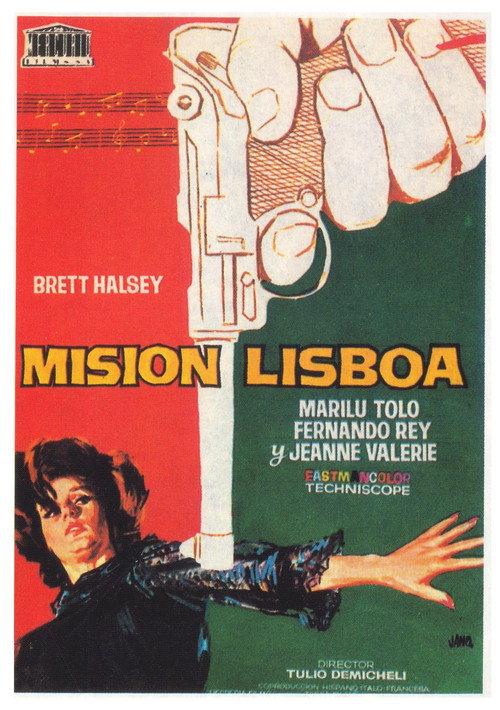 Espionage in Lisbon 1965 official movie poster