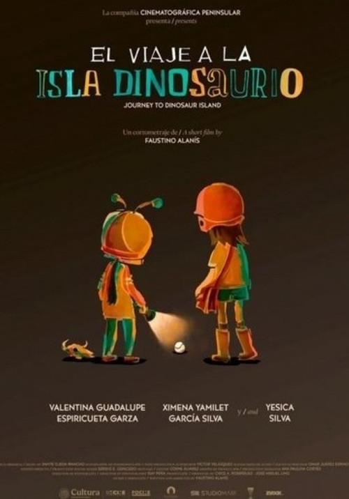 El Viaje a la Isla Dinosaurio 2026 official movie poster