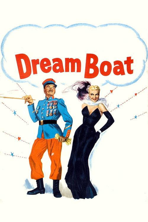 Dreamboat 1952 official movie poster