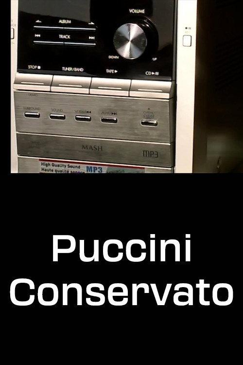 Puccini Conservato 2009 official movie poster