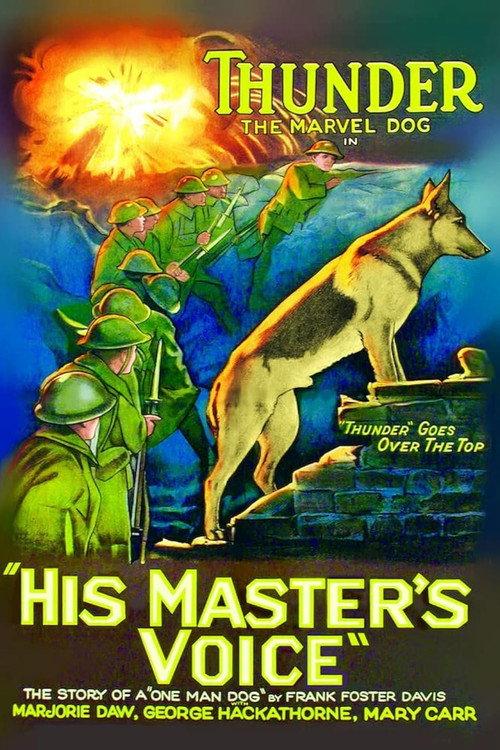 His Master's Voice 1925 official movie poster