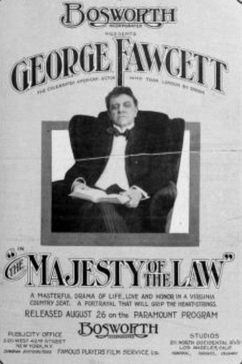 The Majesty of the Law 1915 official movie poster