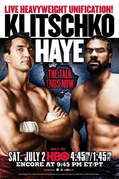 Wladimir Klitschko vs. David Haye 2011 official movie poster