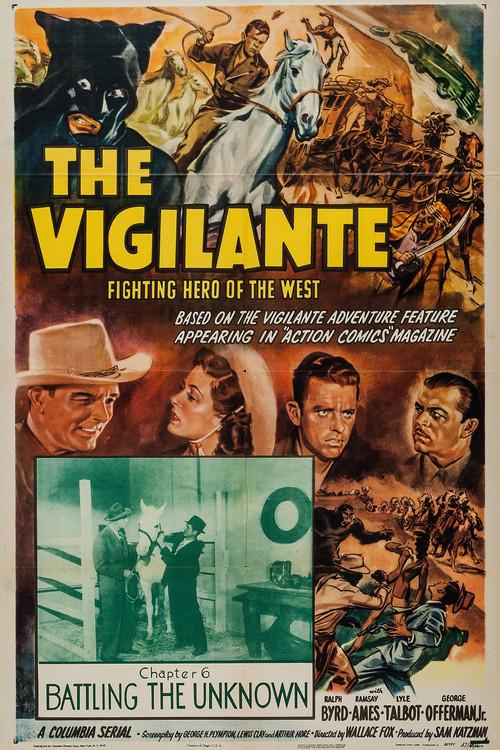The Vigilante: Fighting Hero of the West 1947 official movie poster