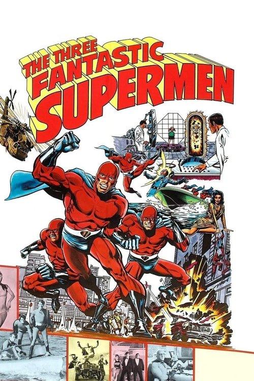 The Three Fantastic Supermen 1967 official movie poster