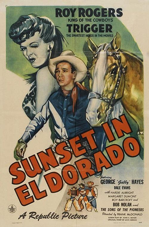 Sunset in El Dorado 1945 official movie poster
