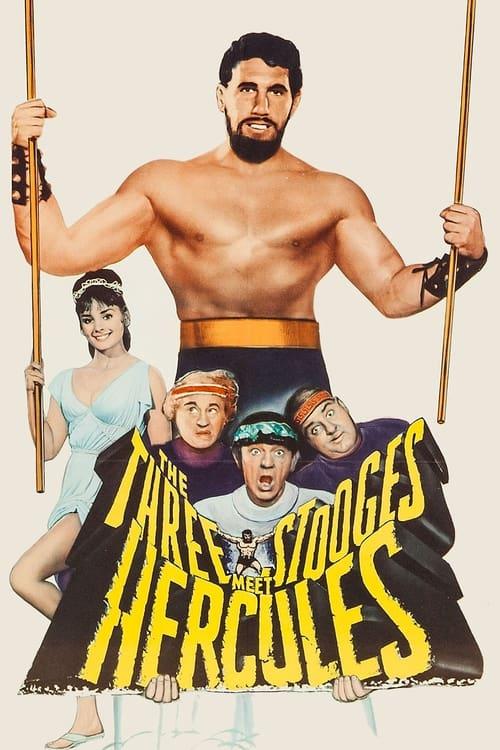 The Three Stooges Meet Hercules 1962 official movie poster
