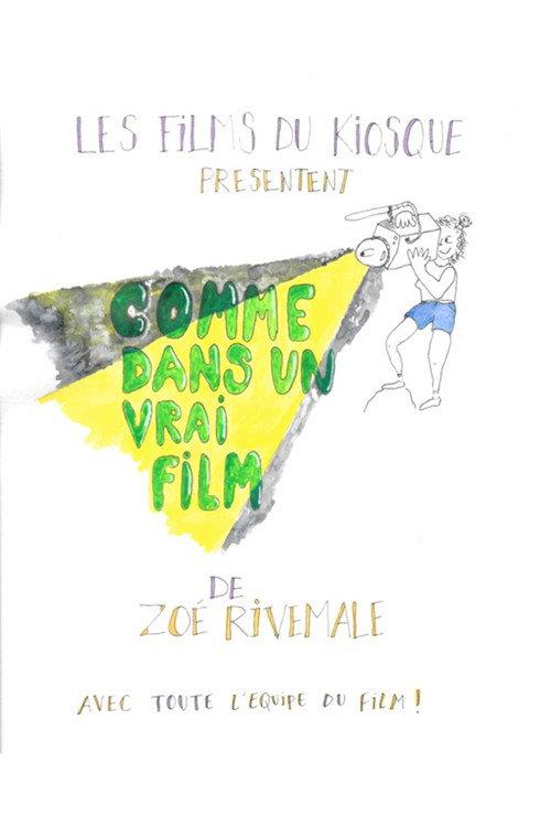 Comme dans un vrai film 2024 official movie poster