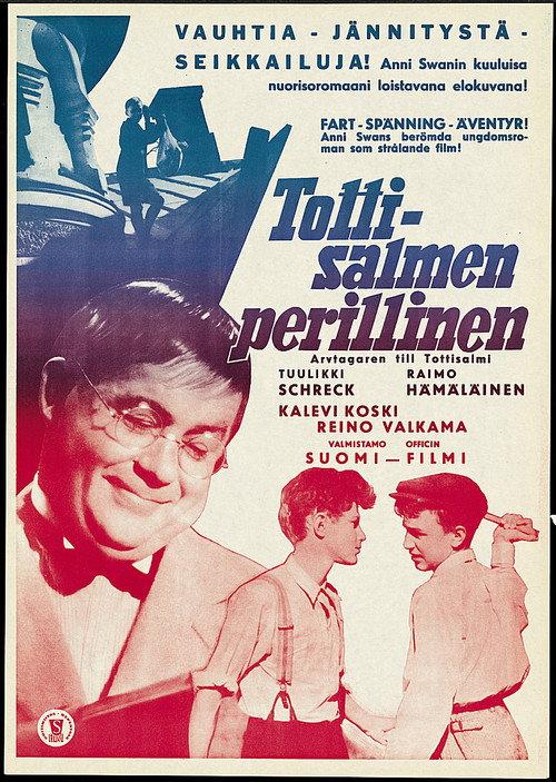 Tottisalmen perillinen 1940 official movie poster