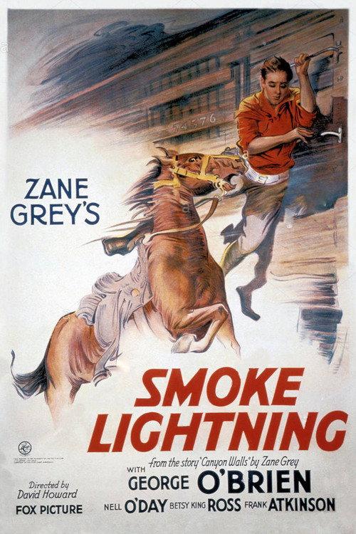Smoke Lightning 1933 official movie poster