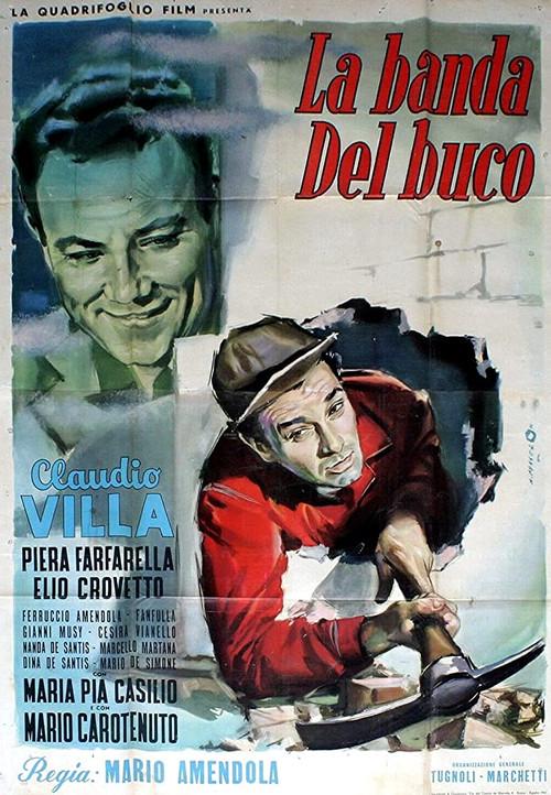 La banda del buco 1960 official movie poster