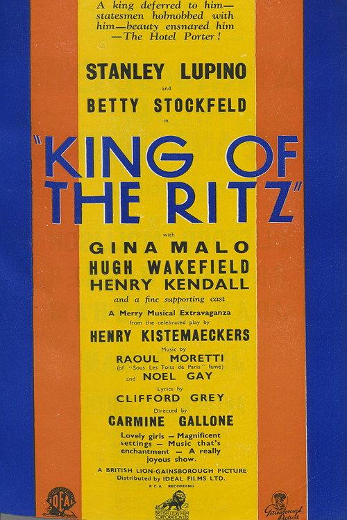 King of the Ritz 1933 official movie poster