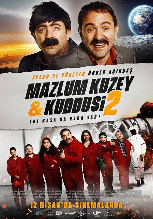 Mazlum Kuzey & Kuddusi 2: La! Kasada Para Var! 2019 official movie poster