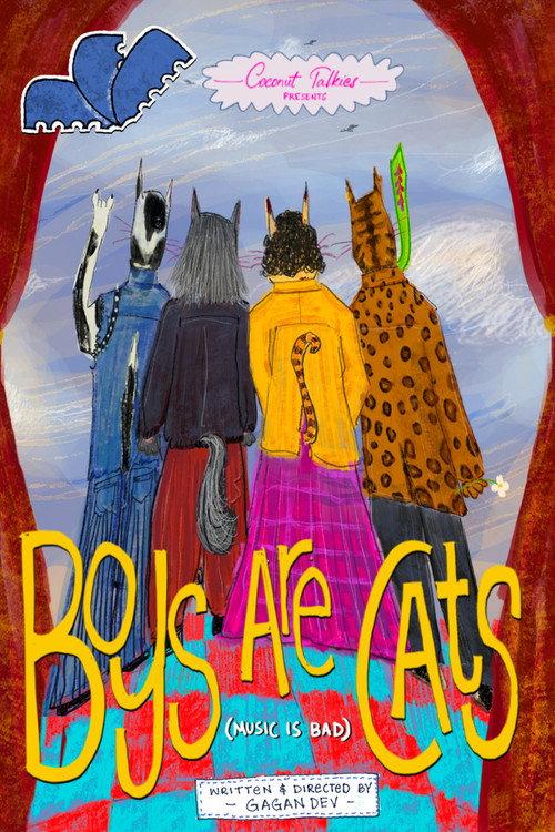 Boys Are Cats (music is bad) 2025 official movie poster