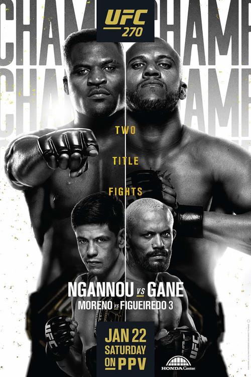UFC 270: Ngannou vs. Gane 2022 official movie poster