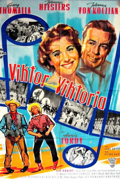 Viktor und Viktoria 1957 official movie poster