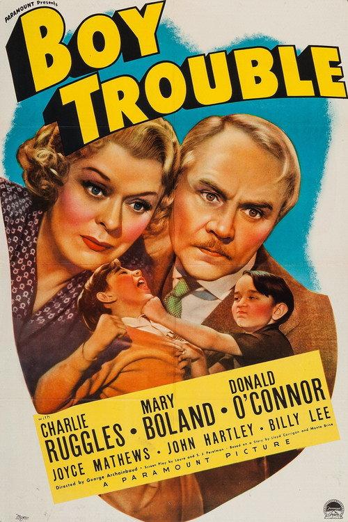 Boy Trouble 1939 official movie poster