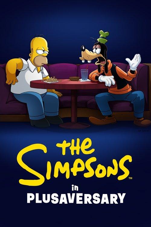 The Simpsons in Plusaversary 2021 official movie poster