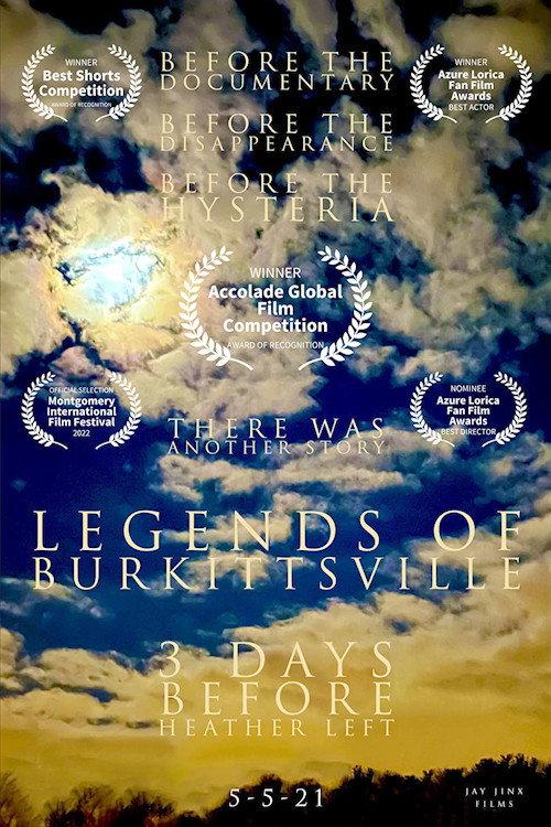 Legends of Burkittsville: 3 Days Before Heather Left 2021 official movie poster