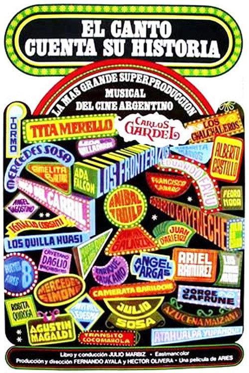 El canto cuenta su historia 1976 official movie poster