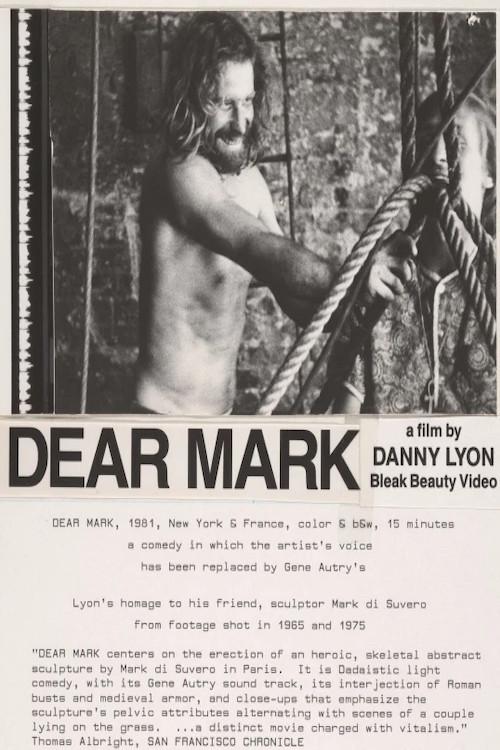 Dear Mark 1981 official movie poster