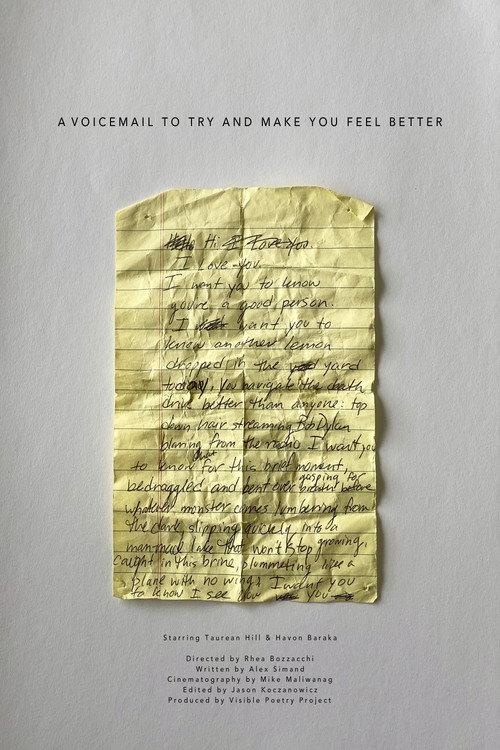 A Voicemail to Try and Make You Feel Better 2020 official movie poster
