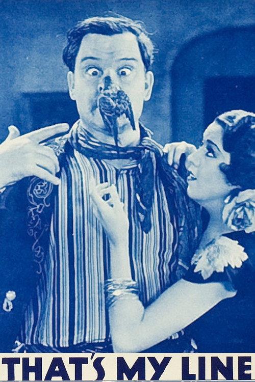 That's My Line 1931 official movie poster