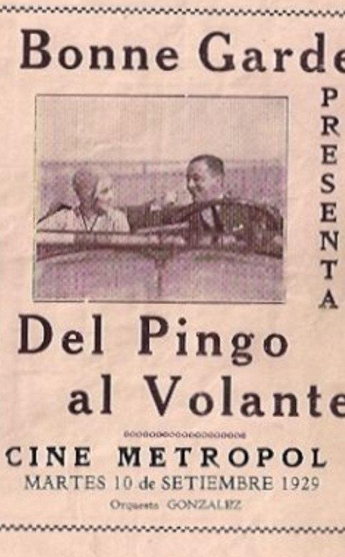 Del pingo al volante 1929 official movie poster