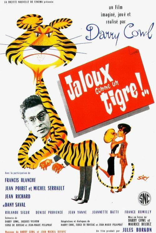 Jaloux comme un tigre 1964 official movie poster
