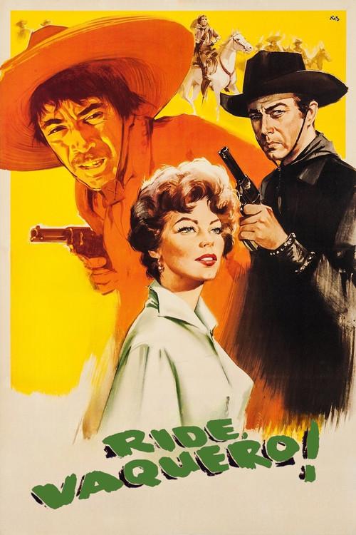 Ride, Vaquero! 1953 official movie poster