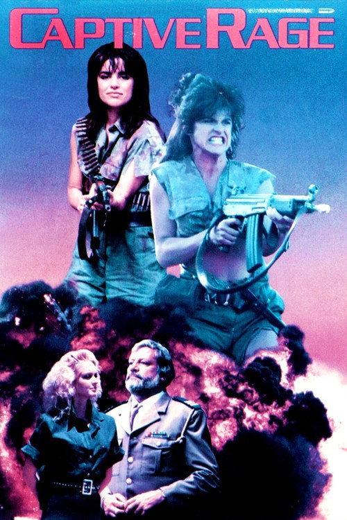 Captive Rage 1988 official movie poster